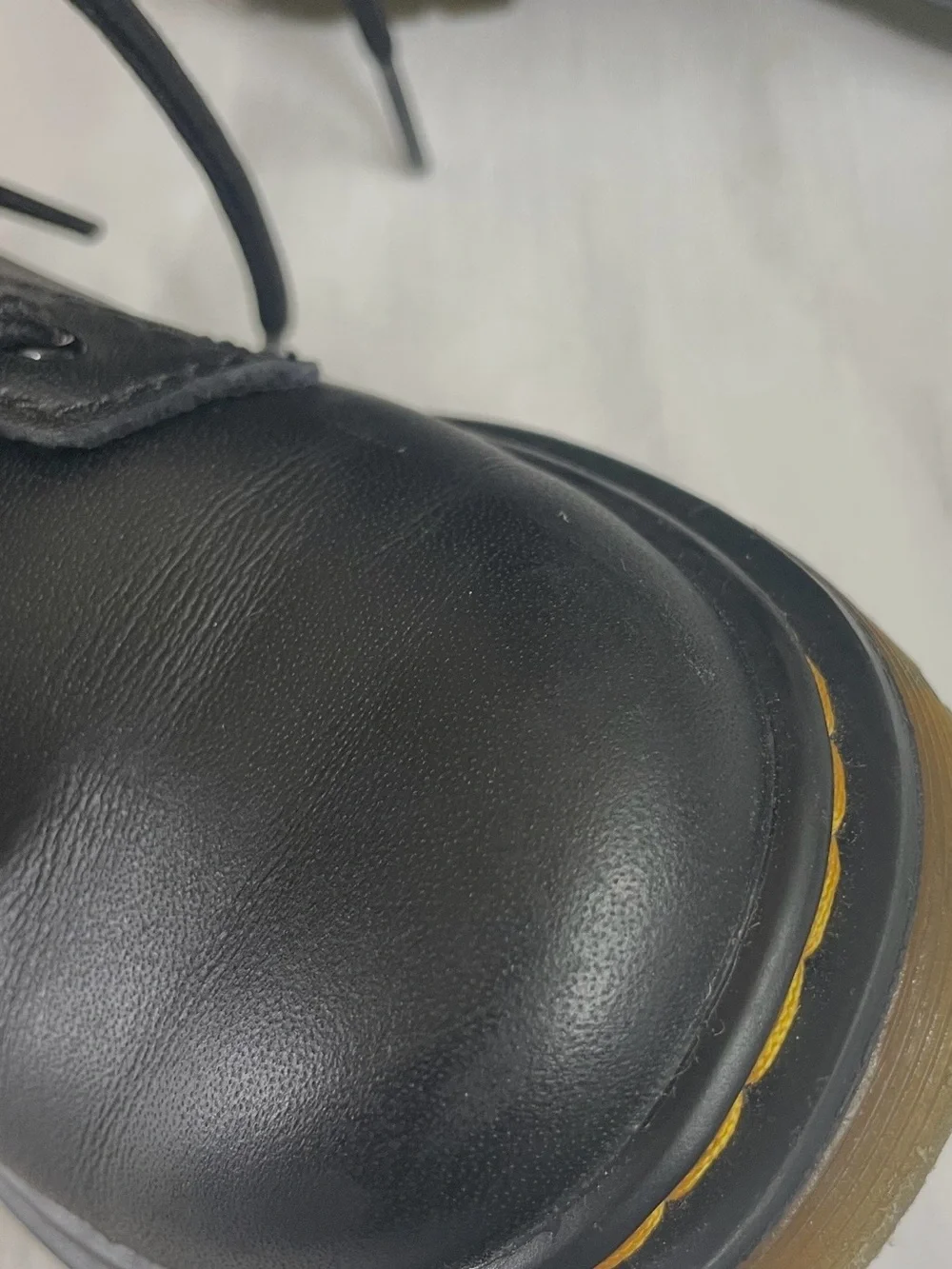 Dr. Martens 1460 J Softy T Black Leather Boots Unisex Kids Size US 13